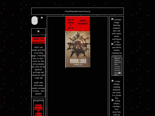 blog/reviewPage screenshot