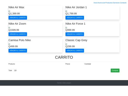 Carrito screenshot
