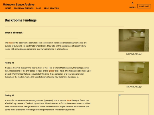 backrooms screenshot