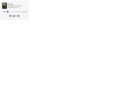 audioplayers/audioplayeraboutme screenshot