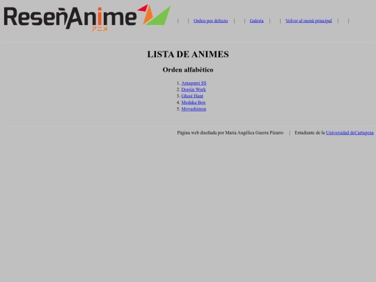 alfabetico screenshot