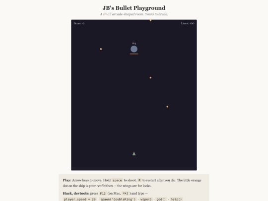 bullets screenshot