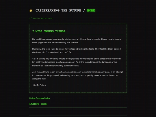 index screenshot