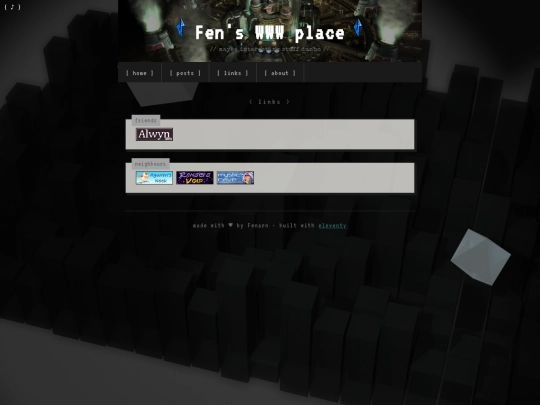 links screenshot