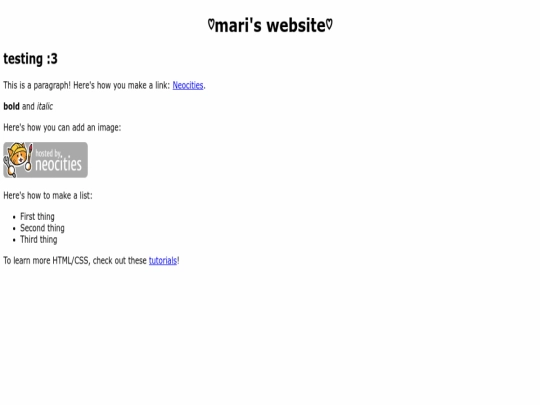 index screenshot