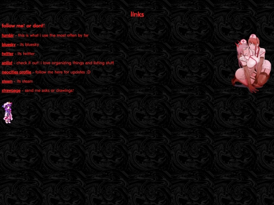 links screenshot