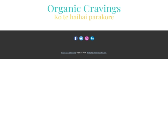 Menu screenshot