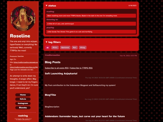 blog screenshot