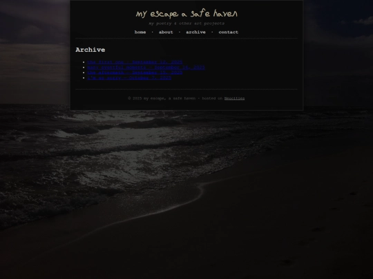 archive screenshot
