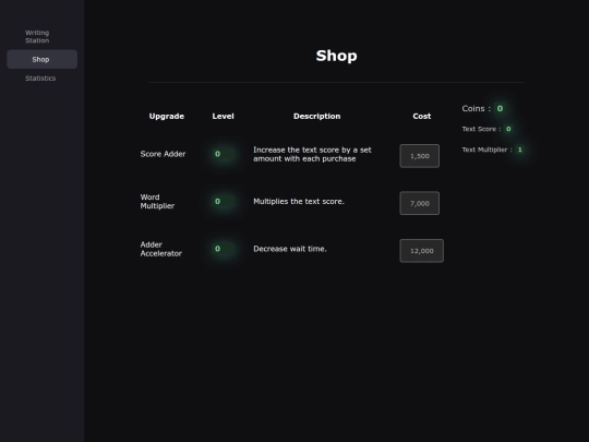 shop screenshot