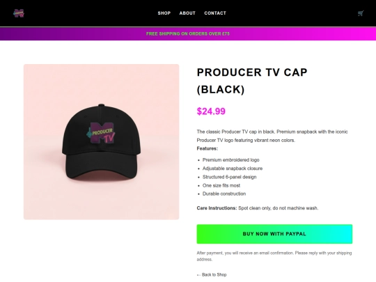 product-cap-black screenshot