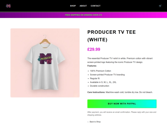product-tshirt-white screenshot
