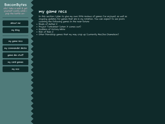 personal-game-recs screenshot