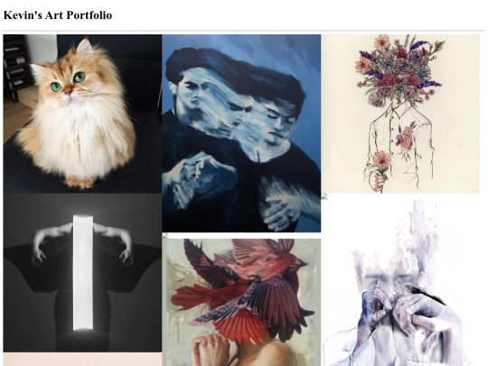 artportfolio screenshot
