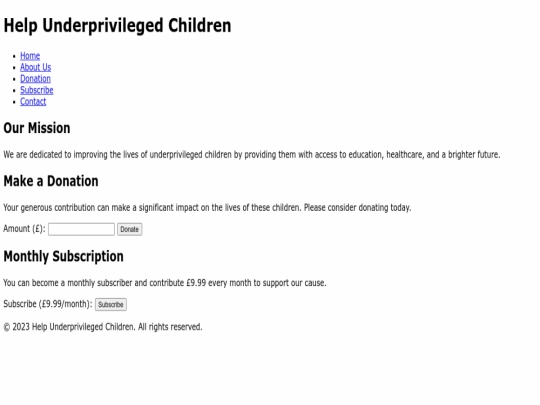 index screenshot