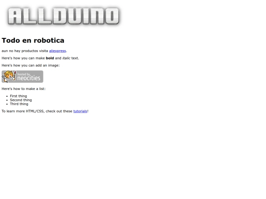 index screenshot