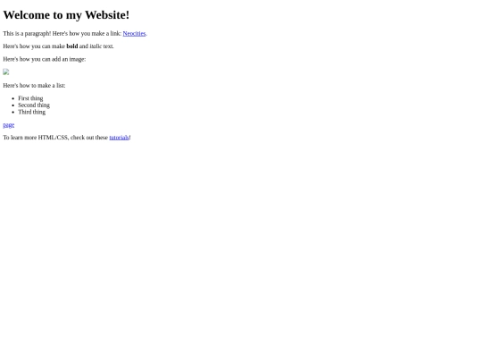index screenshot