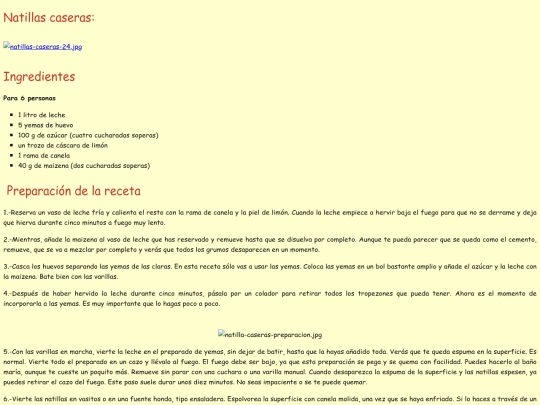 natillas caseras screenshot