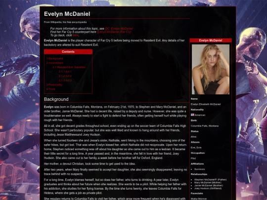 OCs/Evelyn-McDaniel-re screenshot