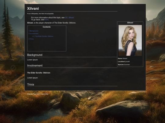 OCs/Xilvani screenshot