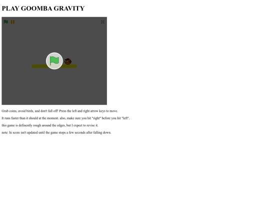 PLAYGOOMBAGRAVITY screenshot