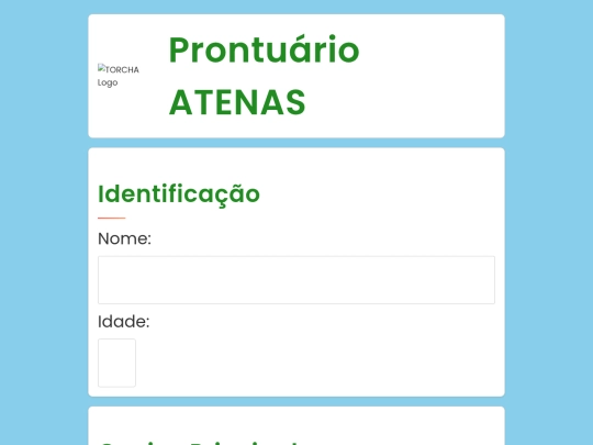 prontuario screenshot