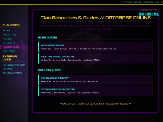 resources screenshot