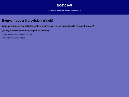 indievision-pc/noticias1nuevo screenshot