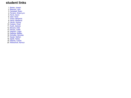 assessment/students screenshot