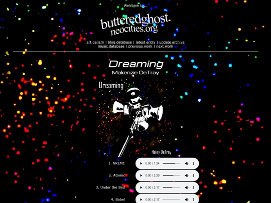 music/dreaming screenshot