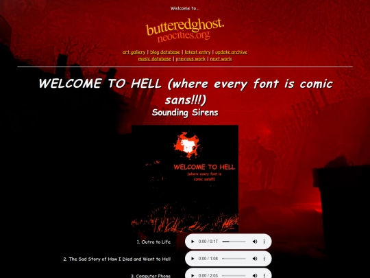 music/welcometohellwhereeveryfontiscomicsans screenshot