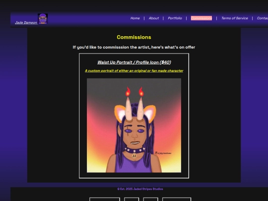 commissions screenshot