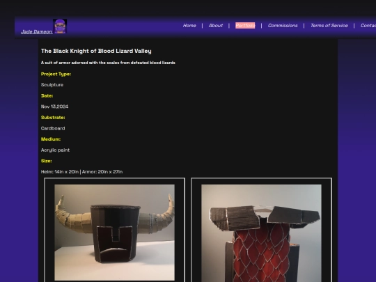 portfolio/3dworks/BloodLizardArmor screenshot