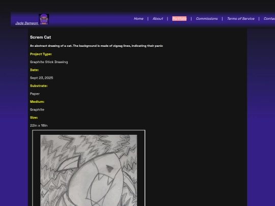 portfolio/traditional/ScremCat screenshot