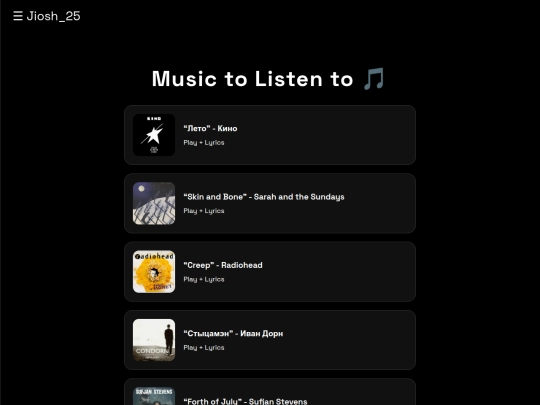 music screenshot