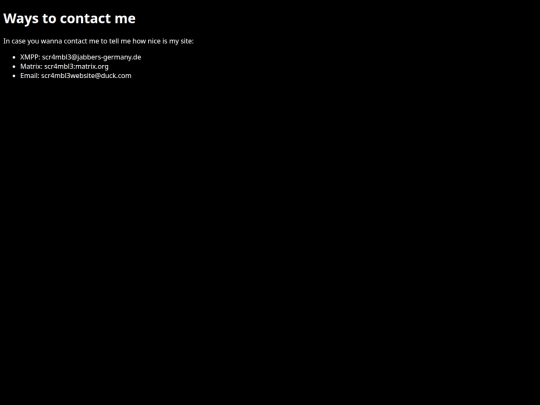 contact screenshot