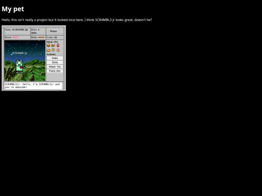 projects/pet/pet screenshot