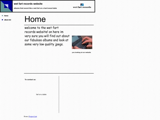 wetfartrecords screenshot
