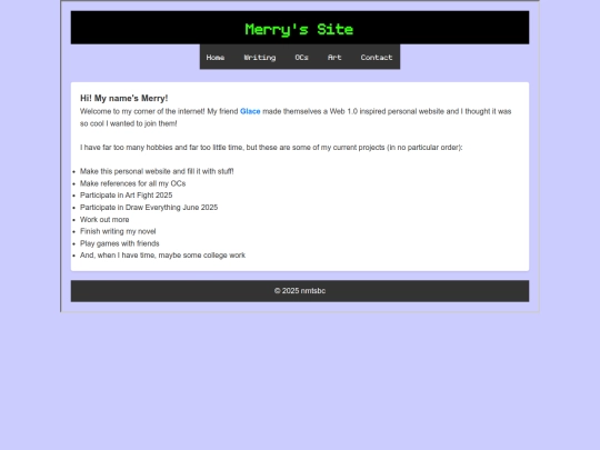 index screenshot