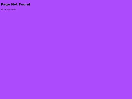 not_found screenshot