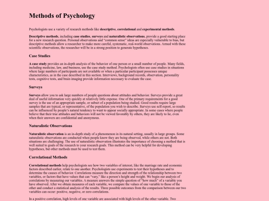 Methods screenshot
