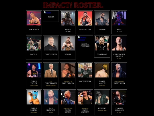 impactroster screenshot
