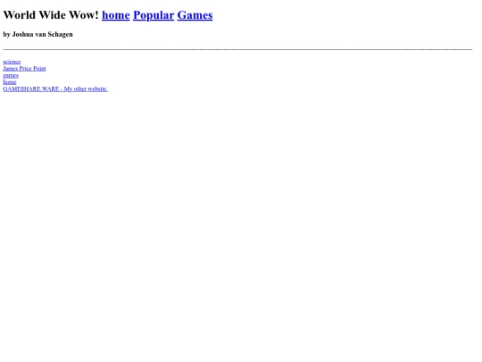 links screenshot