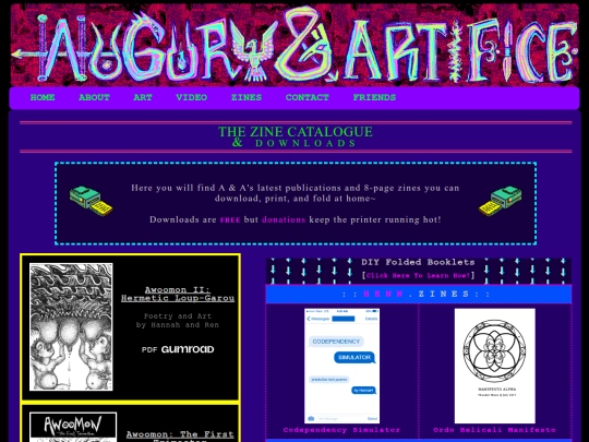 zines screenshot