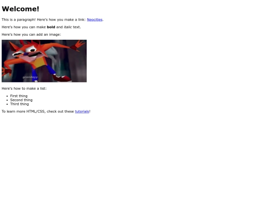 index screenshot