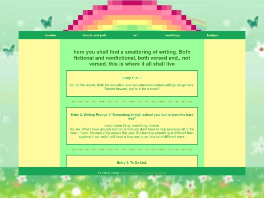 ramblings screenshot