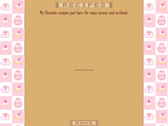 recipes screenshot