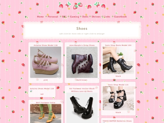egl/wardrobe/shoes screenshot