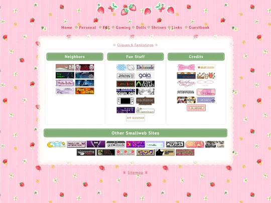 links screenshot
