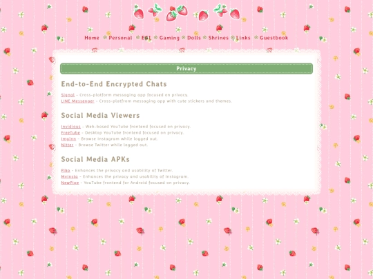 personal/privacy screenshot